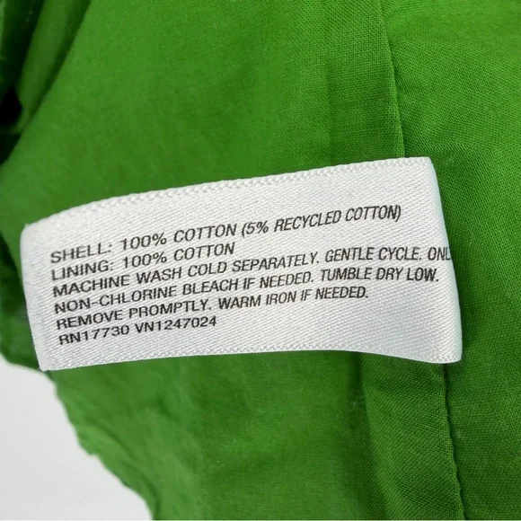 Kate Spade X Target Classic Rose Cotton Poplin 3/4 Sleeve Mini Dress L Pockets - Picture 6 of 7